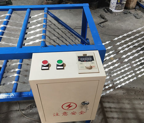0.6mm Blade 2.2kw 1.5mm Razor Wire Machine